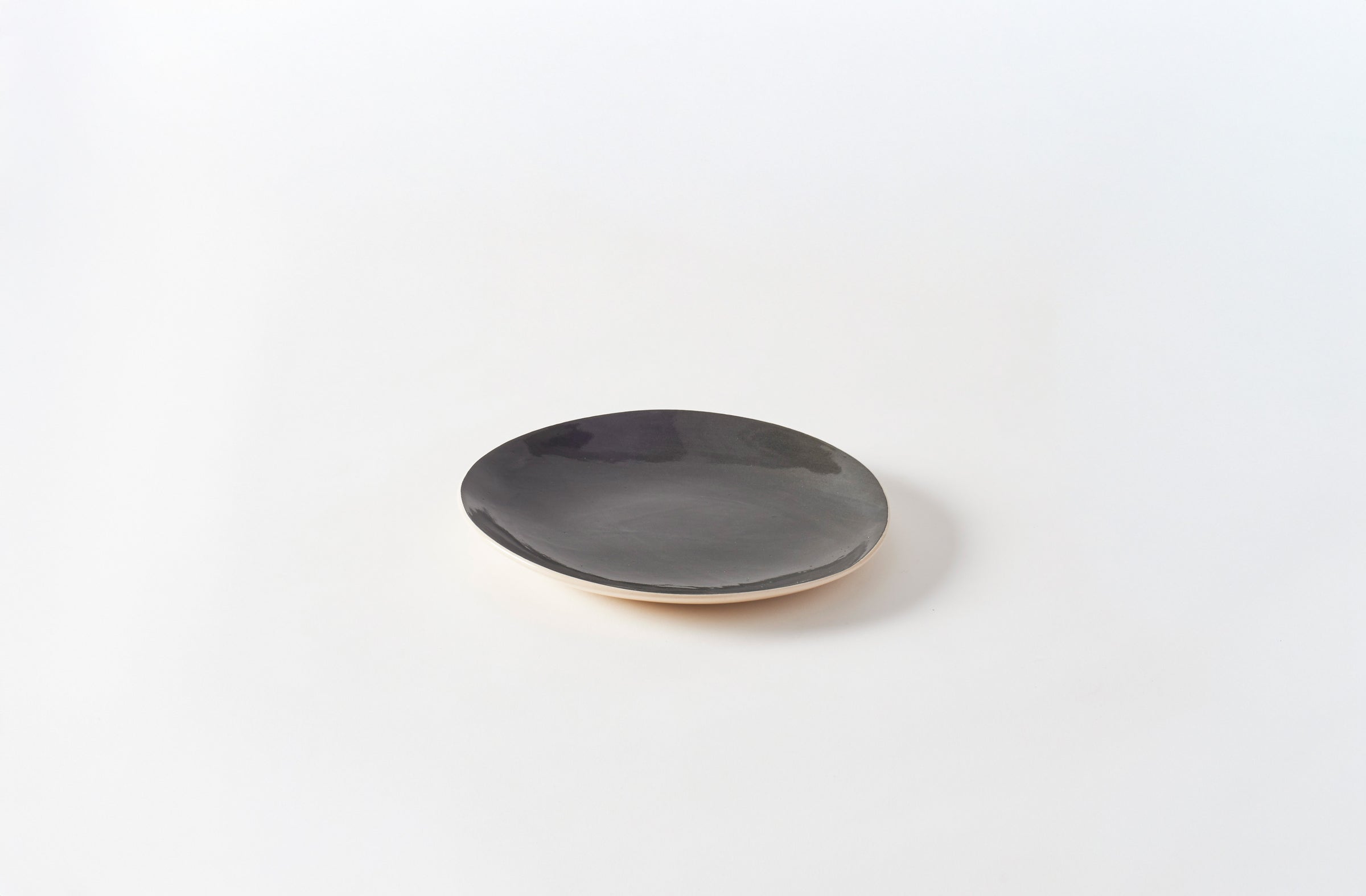 Brickett Davda Black Dessert Plate