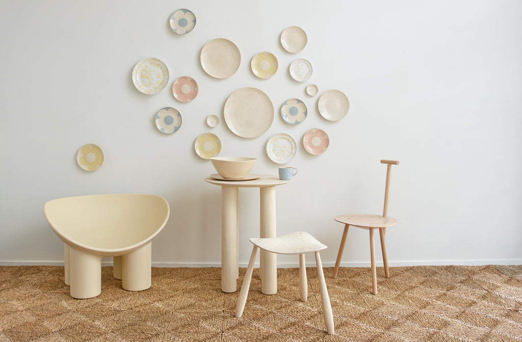 Abigail Castañeda White Side Table