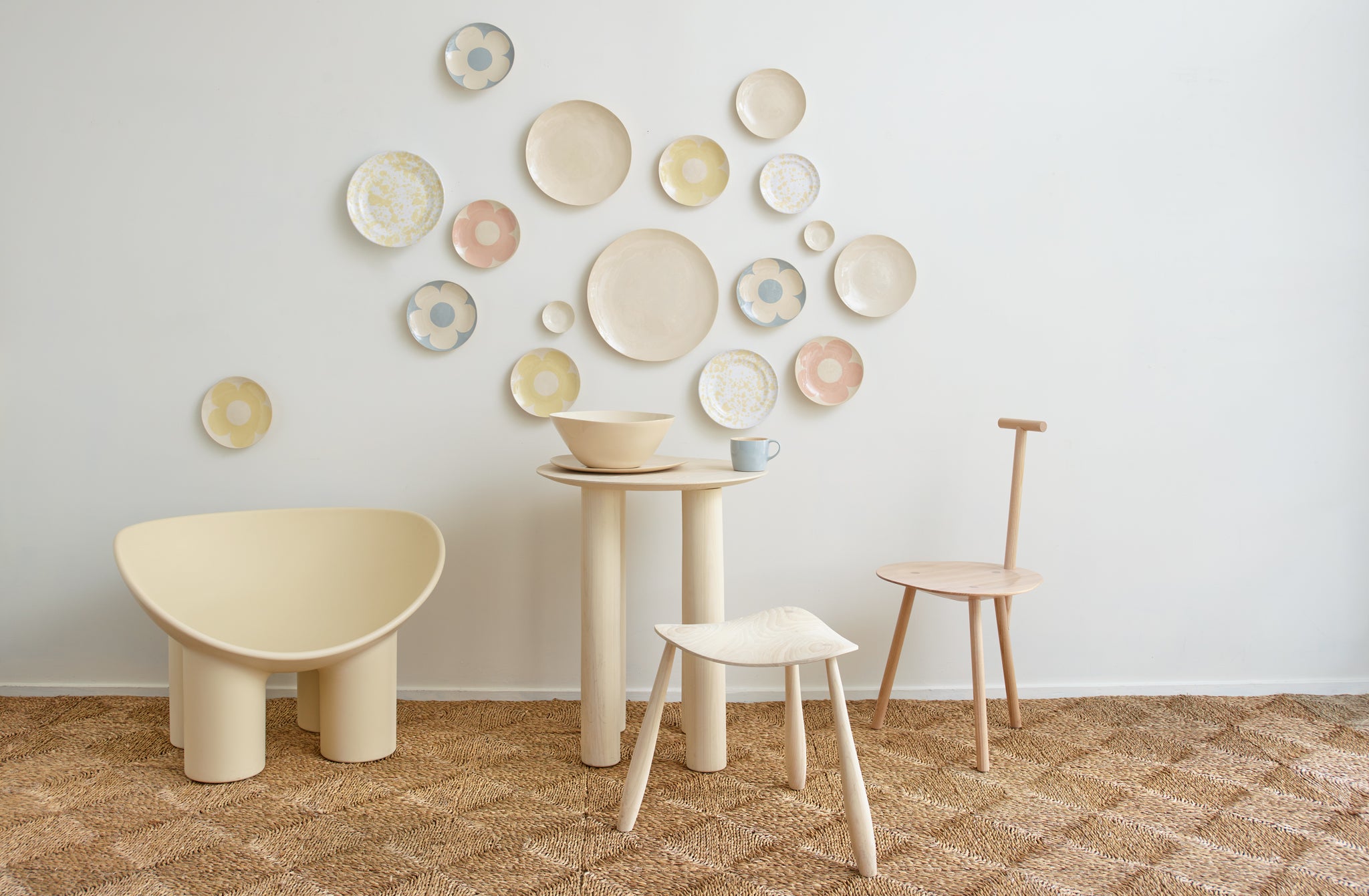 Abigail Castañeda White Side Table