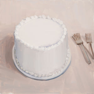 Carrie Mae Smith cake with forks.