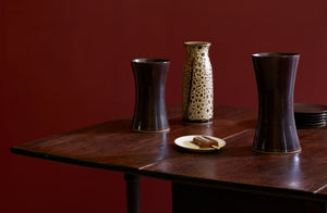 Christiane Perrochon Oil Spot Small Hourglass Vase