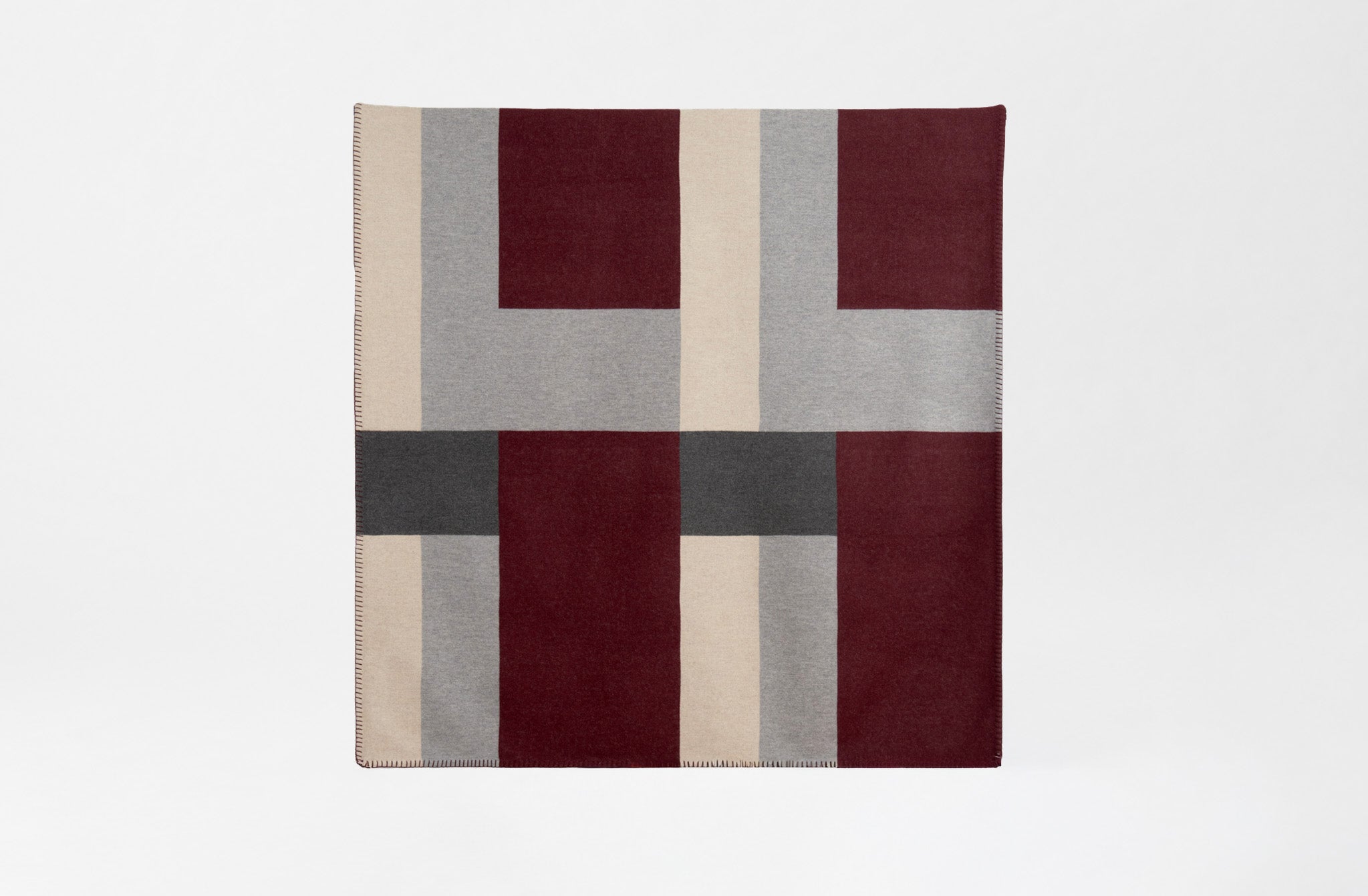 Currant Geometric Throw Blanket