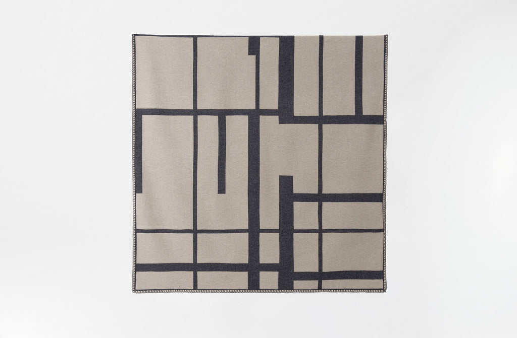 Gray LC2 Throw Blanket