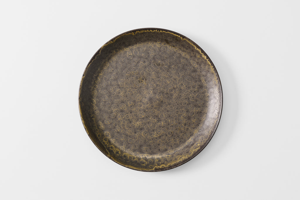 Christiane Perrochon Black Ochre Spot Large Round Platter