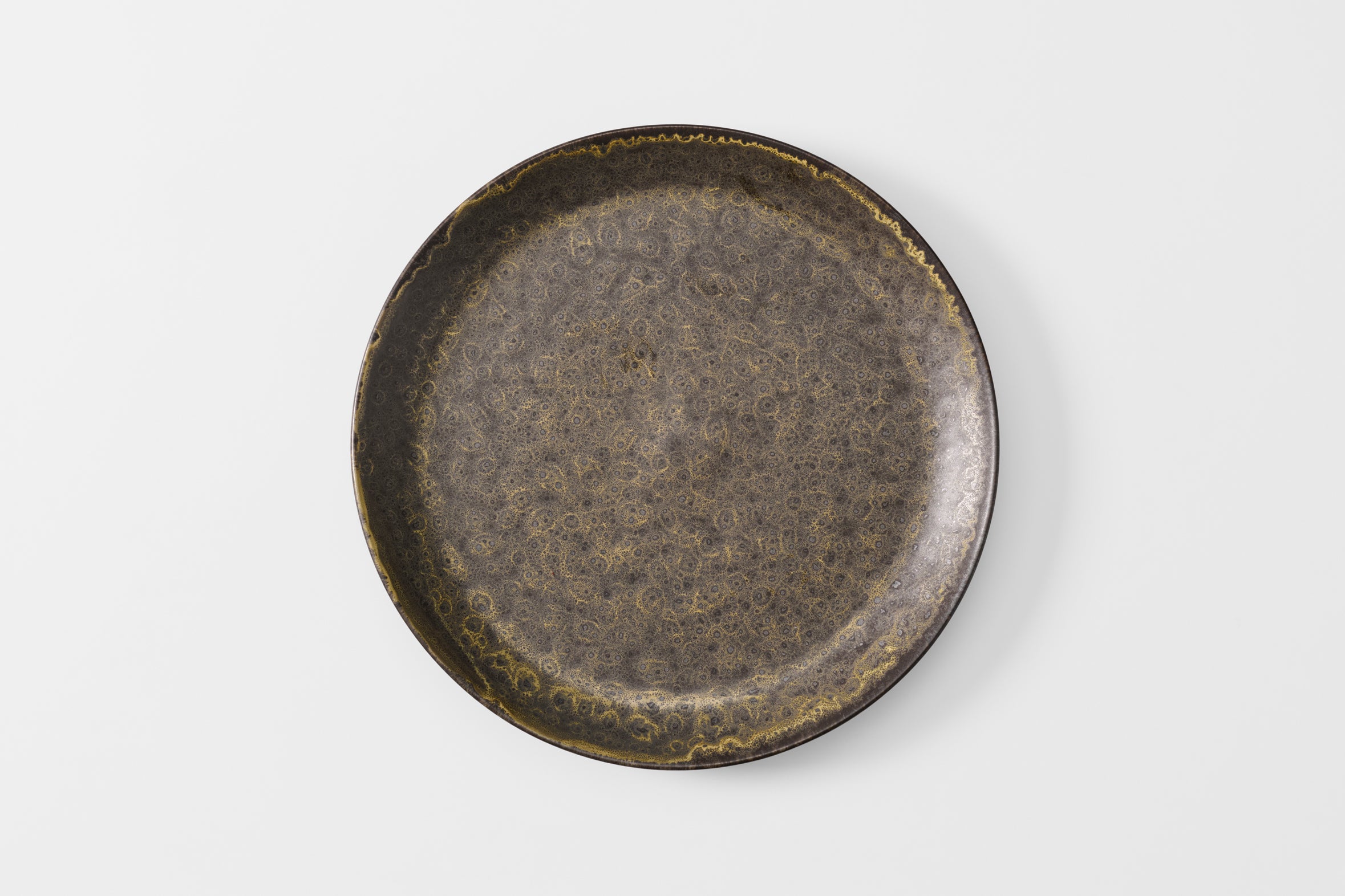 Christiane Perrochon Black Ochre Spot Large Round Platter
