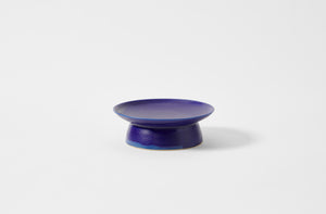 Small Christiane Perrochone blue violet cake stand 