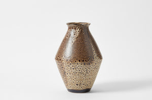 Christiane Perrochon dark brown spot large vase.