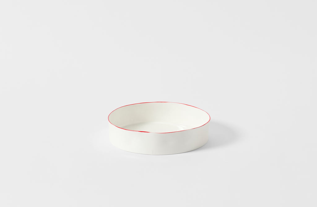 Feldspar Studio Red Rim Large Nesting Bowl