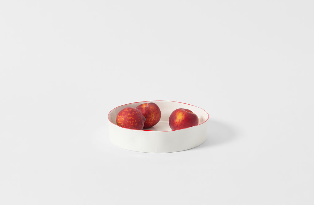 Feldspar Studio Red Rim Large Nesting Bowl