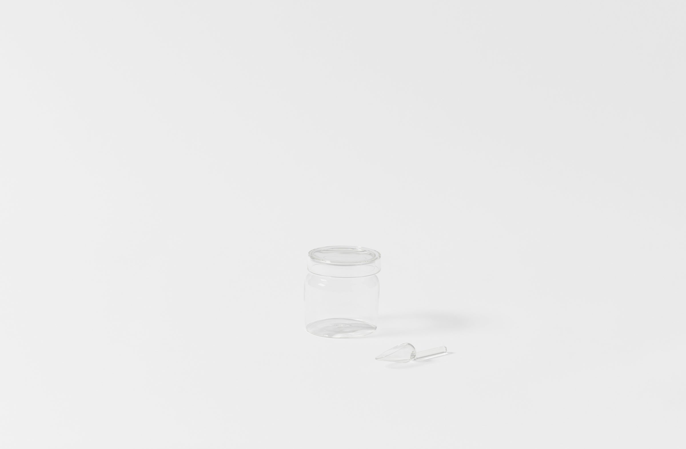 Glass Sugar Pot with Scoop MARCH