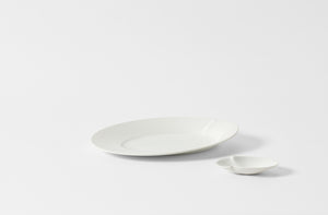Hering Berlin white evolution oval dishes.