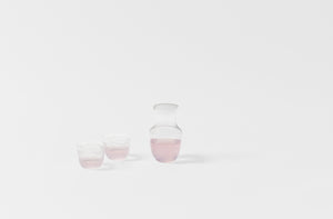 Lobmeyr alpha clear petite pitcher with viennese lace clear alpha liqueur glass