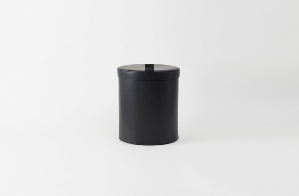 Michaël Verheyden Black Leather Bin