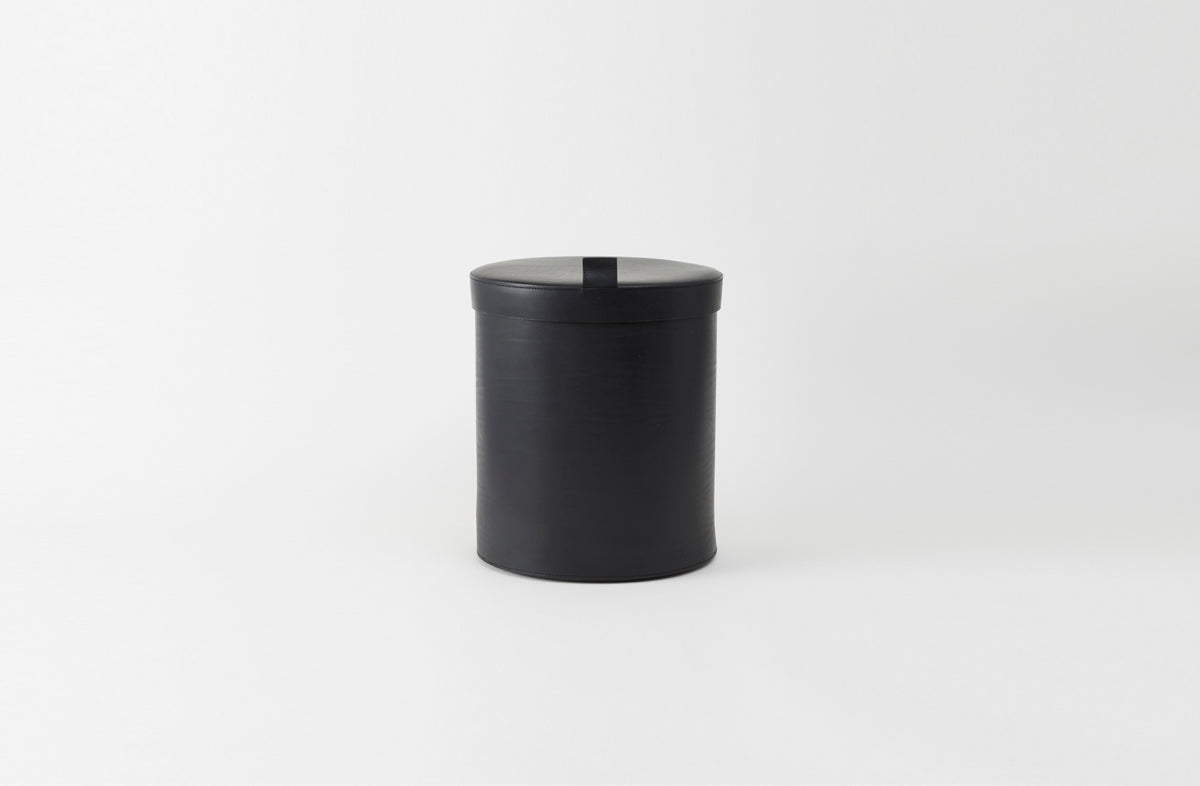 Michaël Verheyden Black Leather Bin