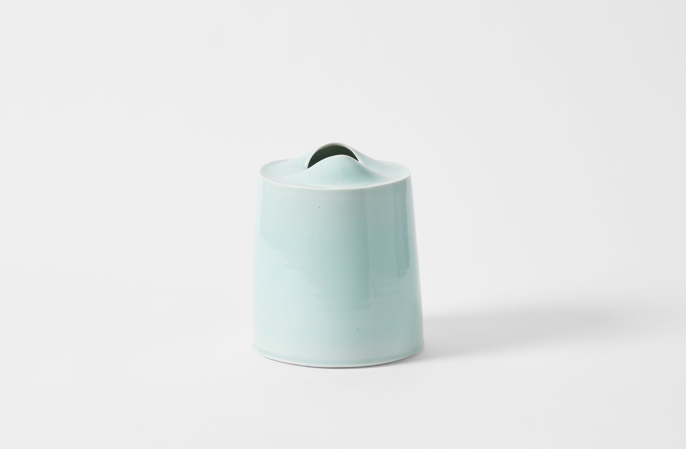 Tanya Gomez medium celadon vessel.
