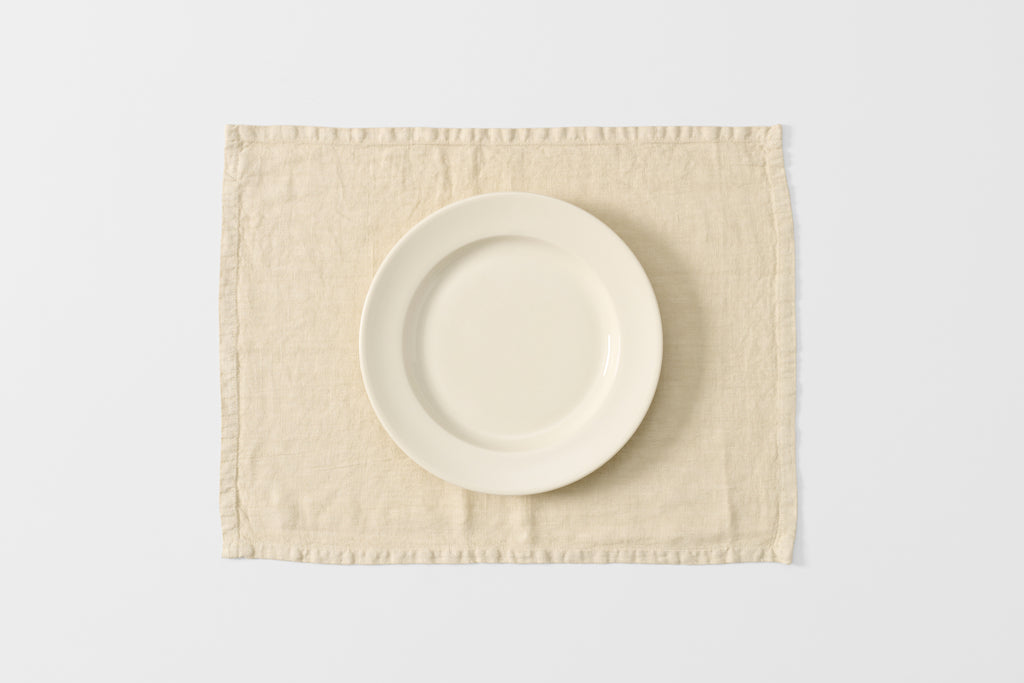 R+D Lab Beige Linen Placemat