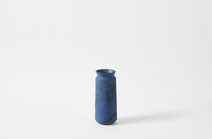 Victoria Morris brushed cobalt west vase