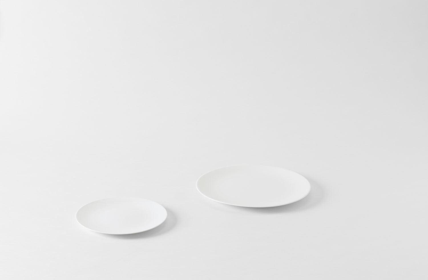 Pure White China Plates MARCH