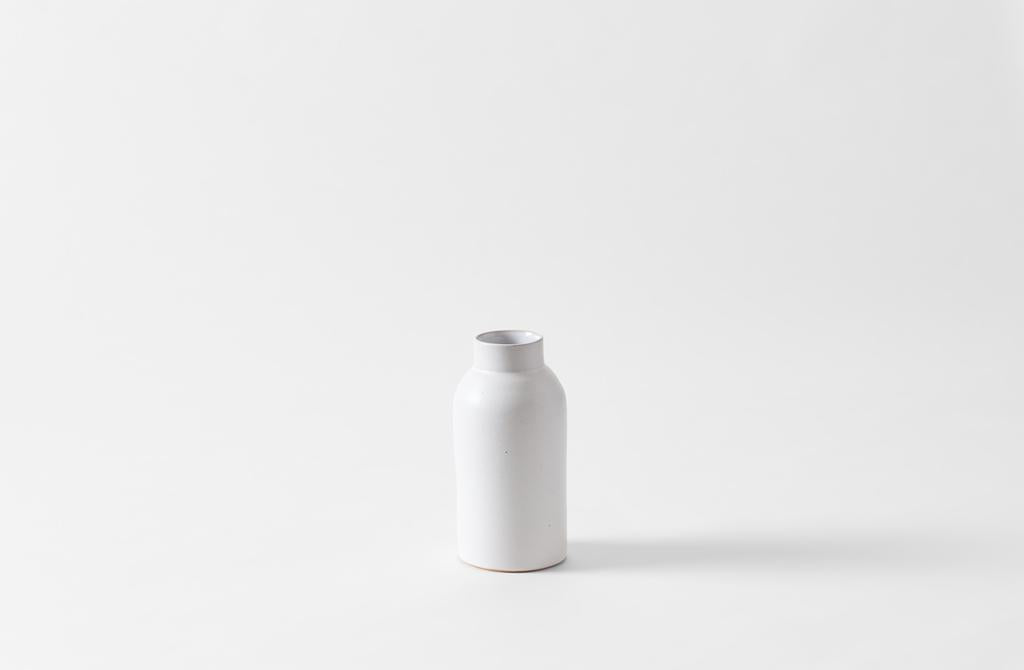 Gloss White Hand-Thrown store Vase