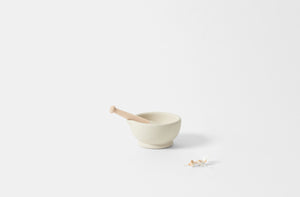6 Inch Porcelain Mortar and Pestle