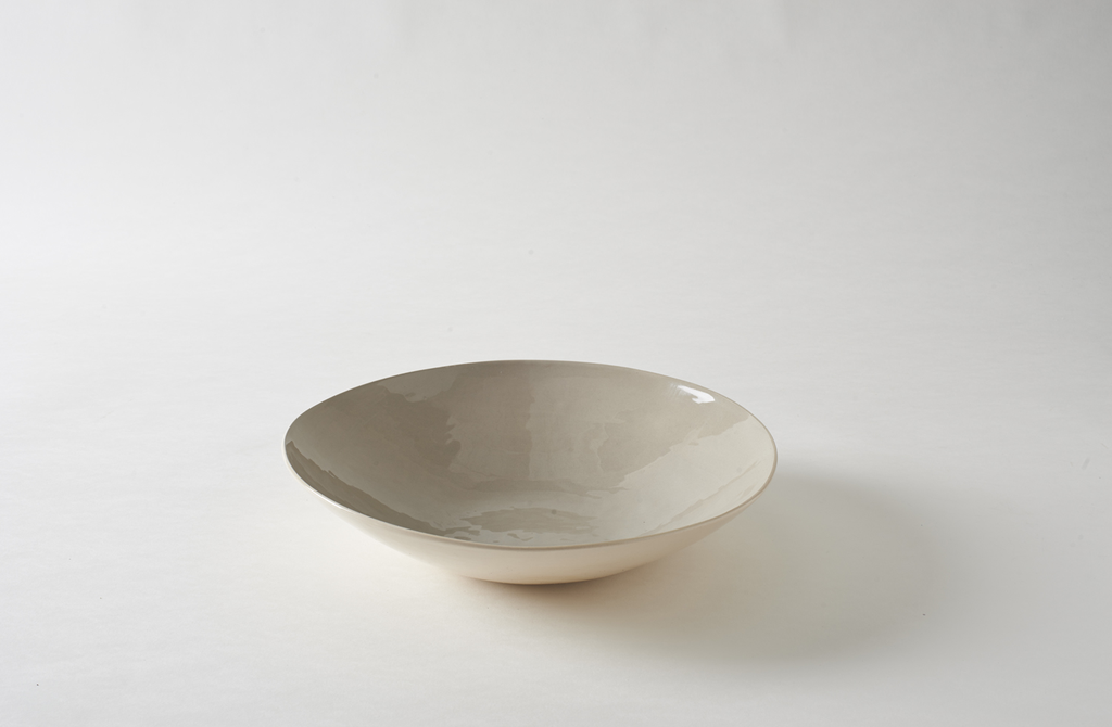 Brickett Davda Taupe Medium Round Bowl