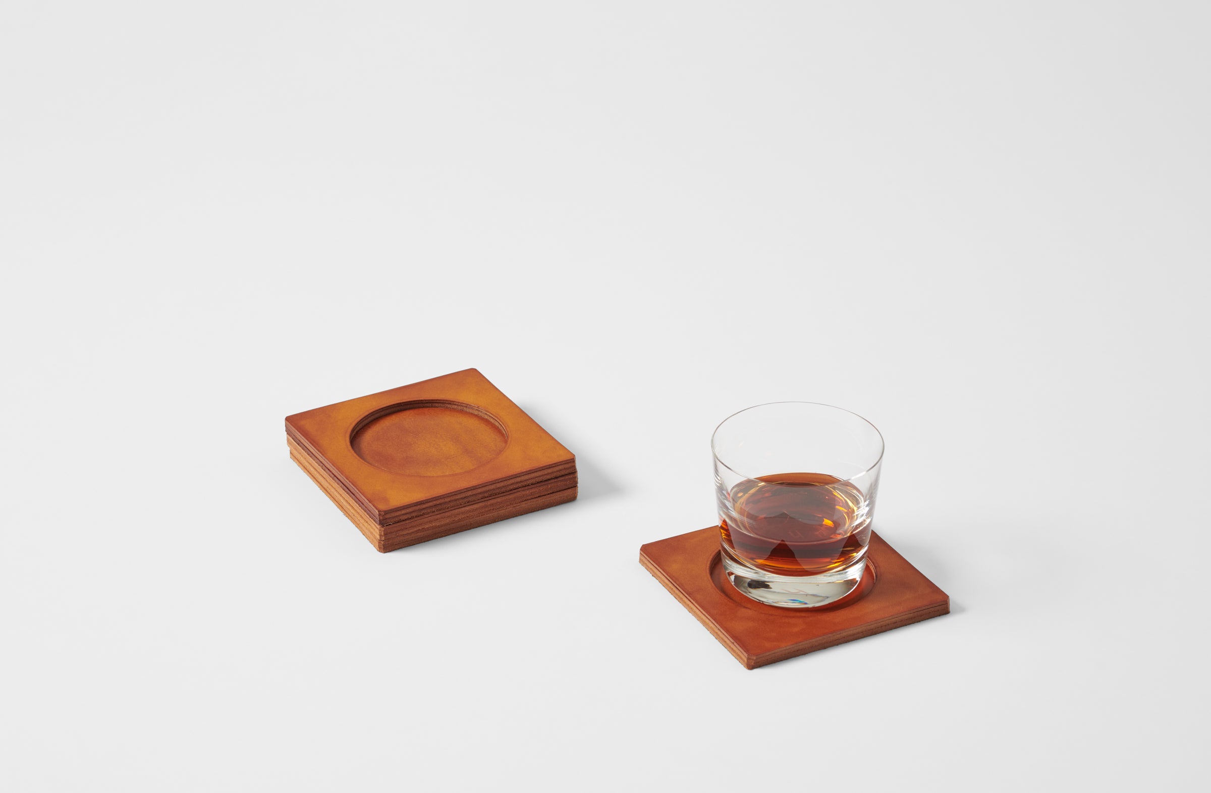 Square Wood Coaster (Single)