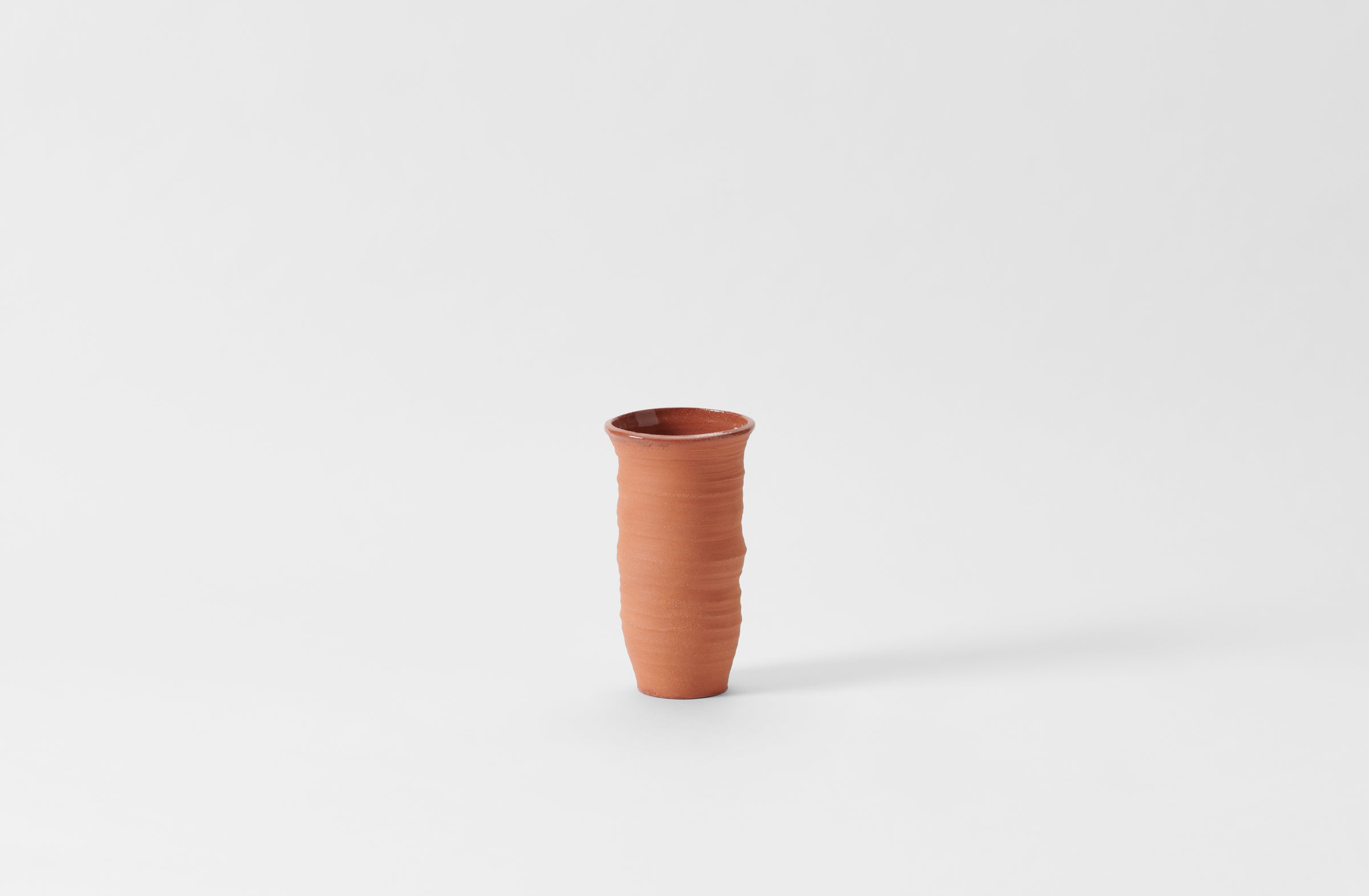 Frances Palmer Terracotta Squash Vase