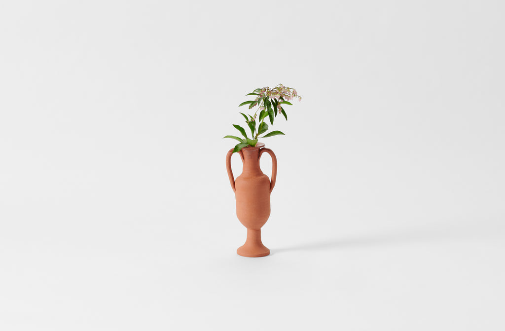 Frances Palmer Terracotta Vase with Handles