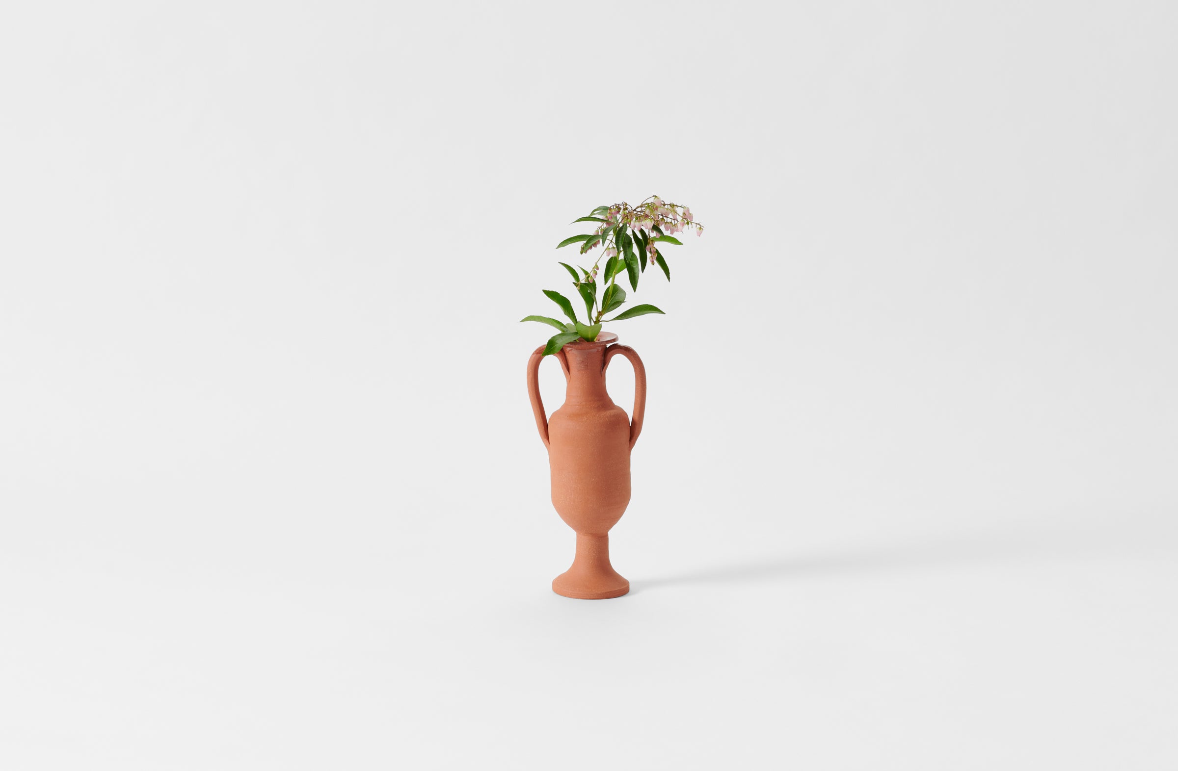 Frances Palmer Terracotta Vase with Handles