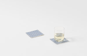 Woven by Laura Sky Blue Coasters Set of 4