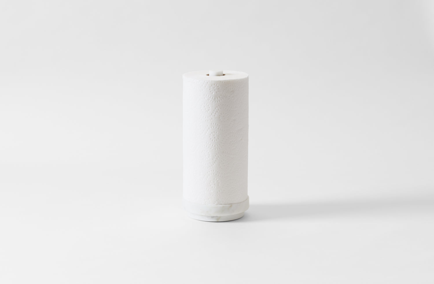 Welisya Marble Paper Towel Holder White Countertop,Standing