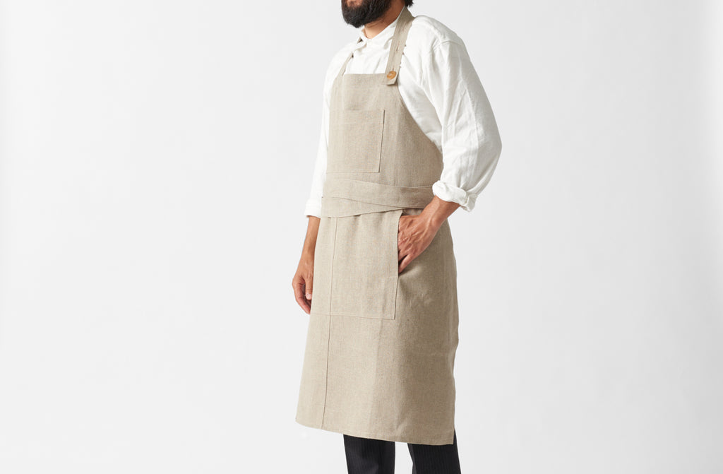 At Work Linen Utility Apron