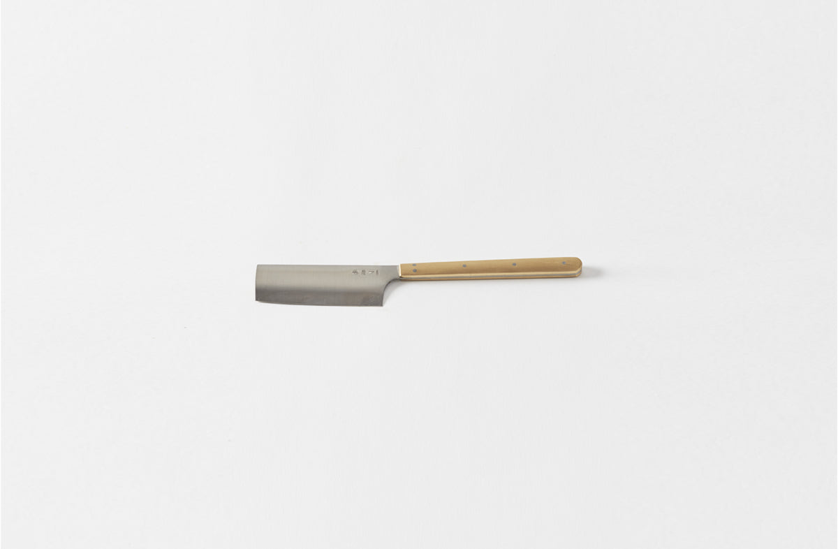 Azmaya Brass & Steel Cheese Knife