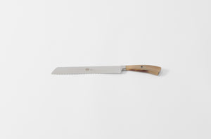 Berti Ox Horn Bread Knife in Block