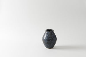 Christiane Perrochon Small Grey Black Spot Flower Vase