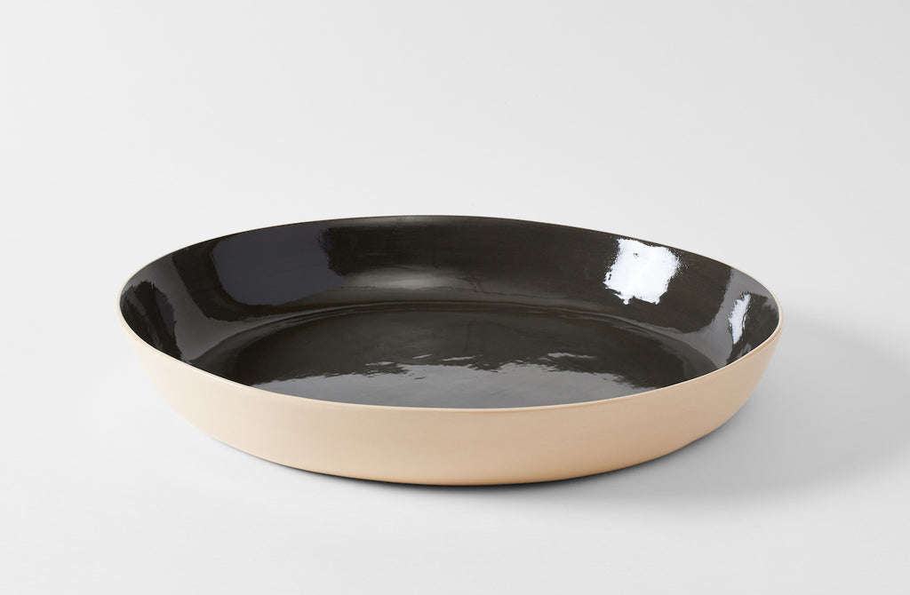 Brickett Davda Black Extra Large Low Bowl