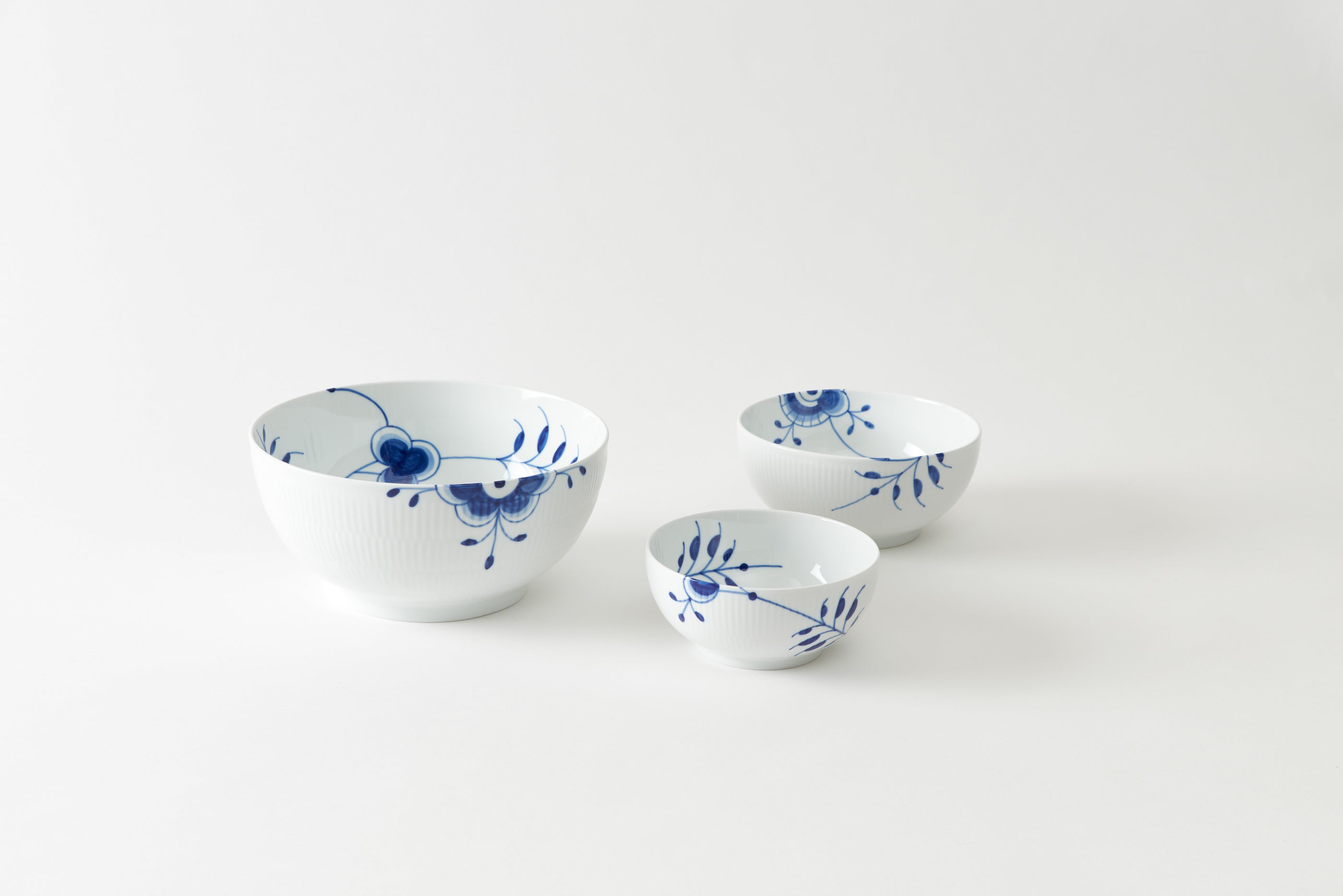 Royal Copenhagen Blue Fluted Mega Bowls