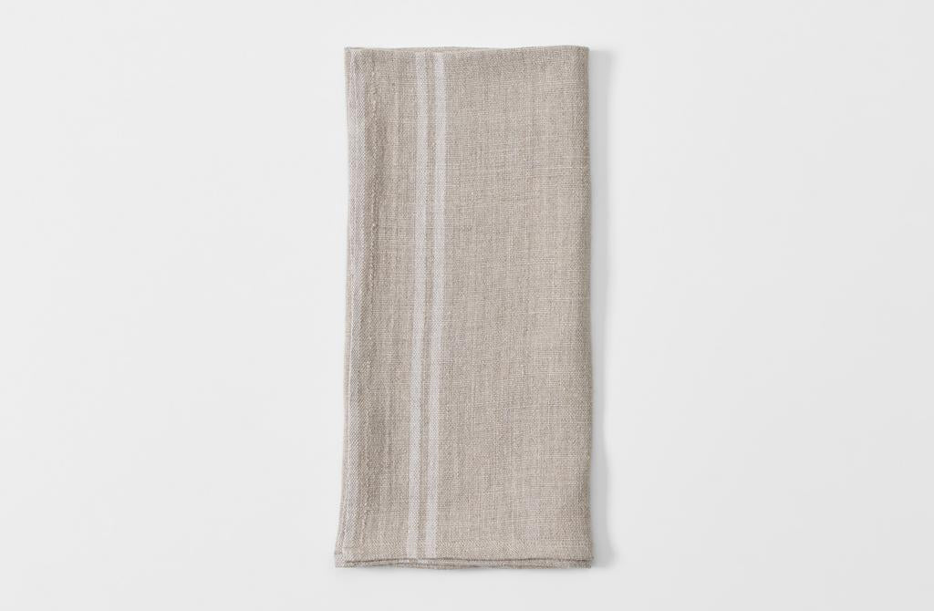 Natural Striped Kitchen Towel – Grandeur & Grace Co.