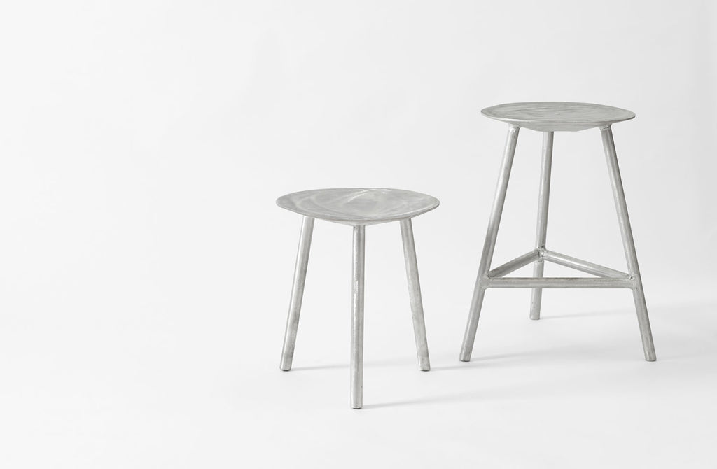 Faye Toogood Aluminum Spade Dining Stool