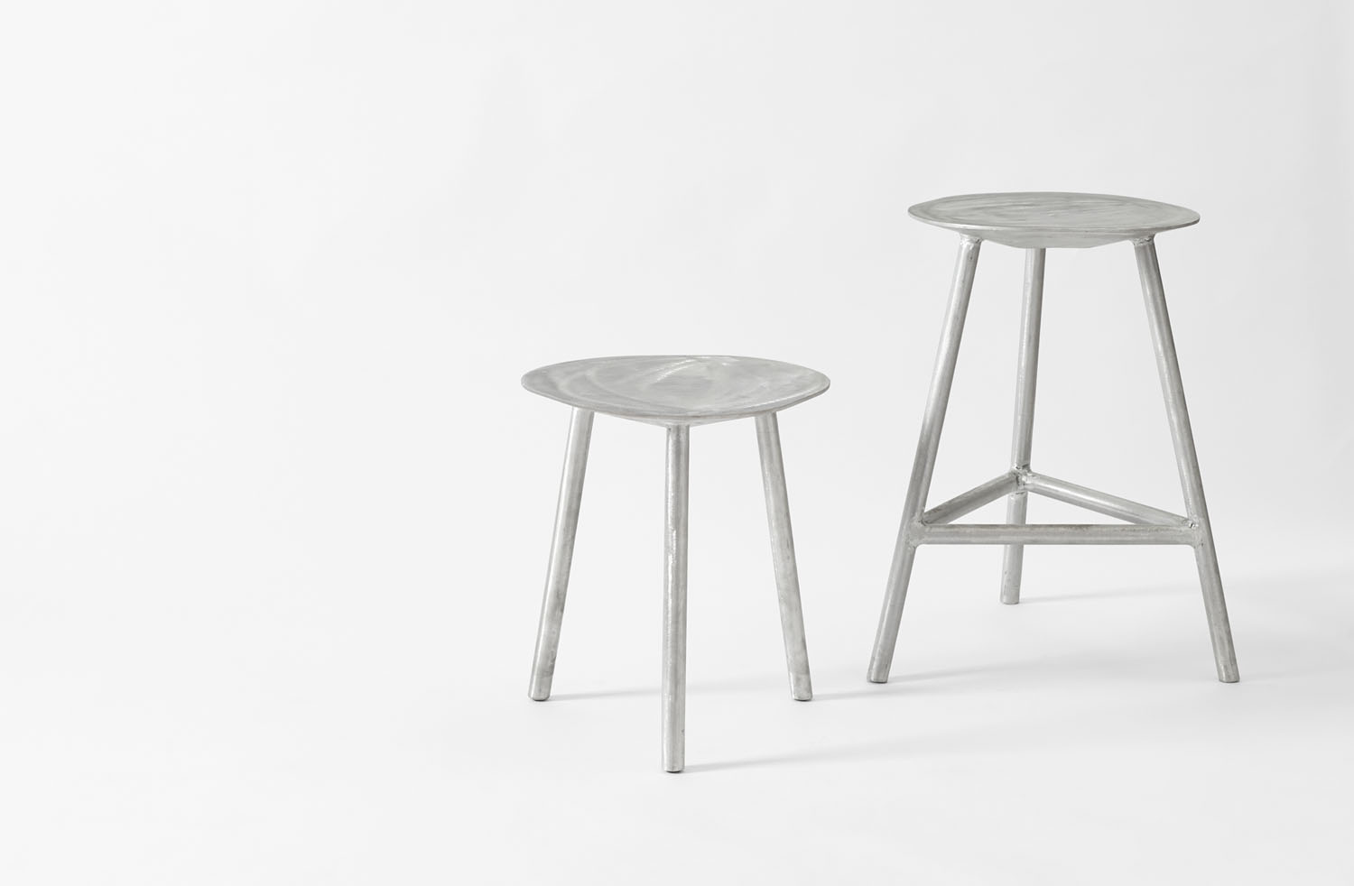 Faye Toogood Aluminum Spade Dining Stool