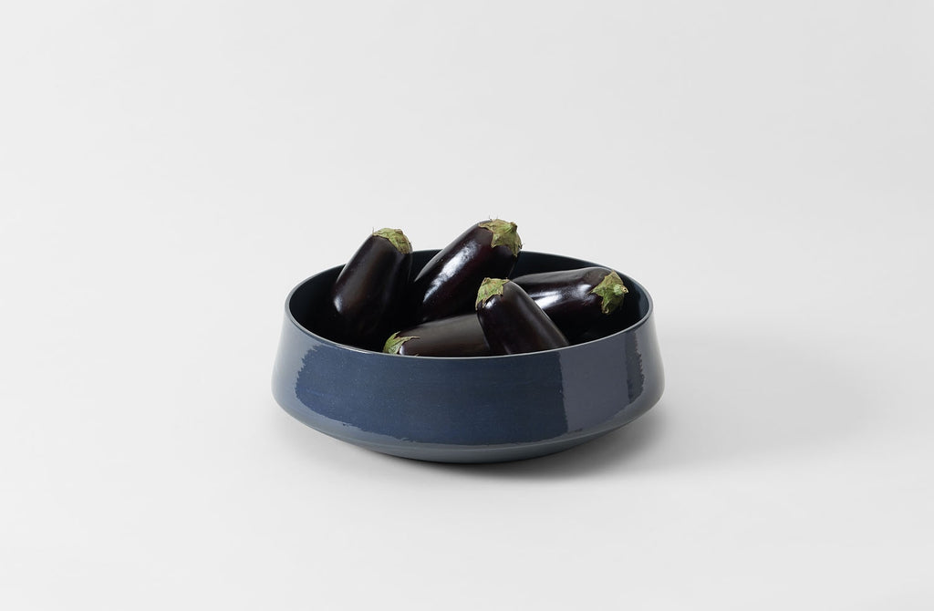 Materia Graphite Porcelain Cirque Large Bowl