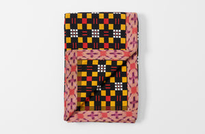 Gregory Parkinson Paprika Spice Check Throw Blanket