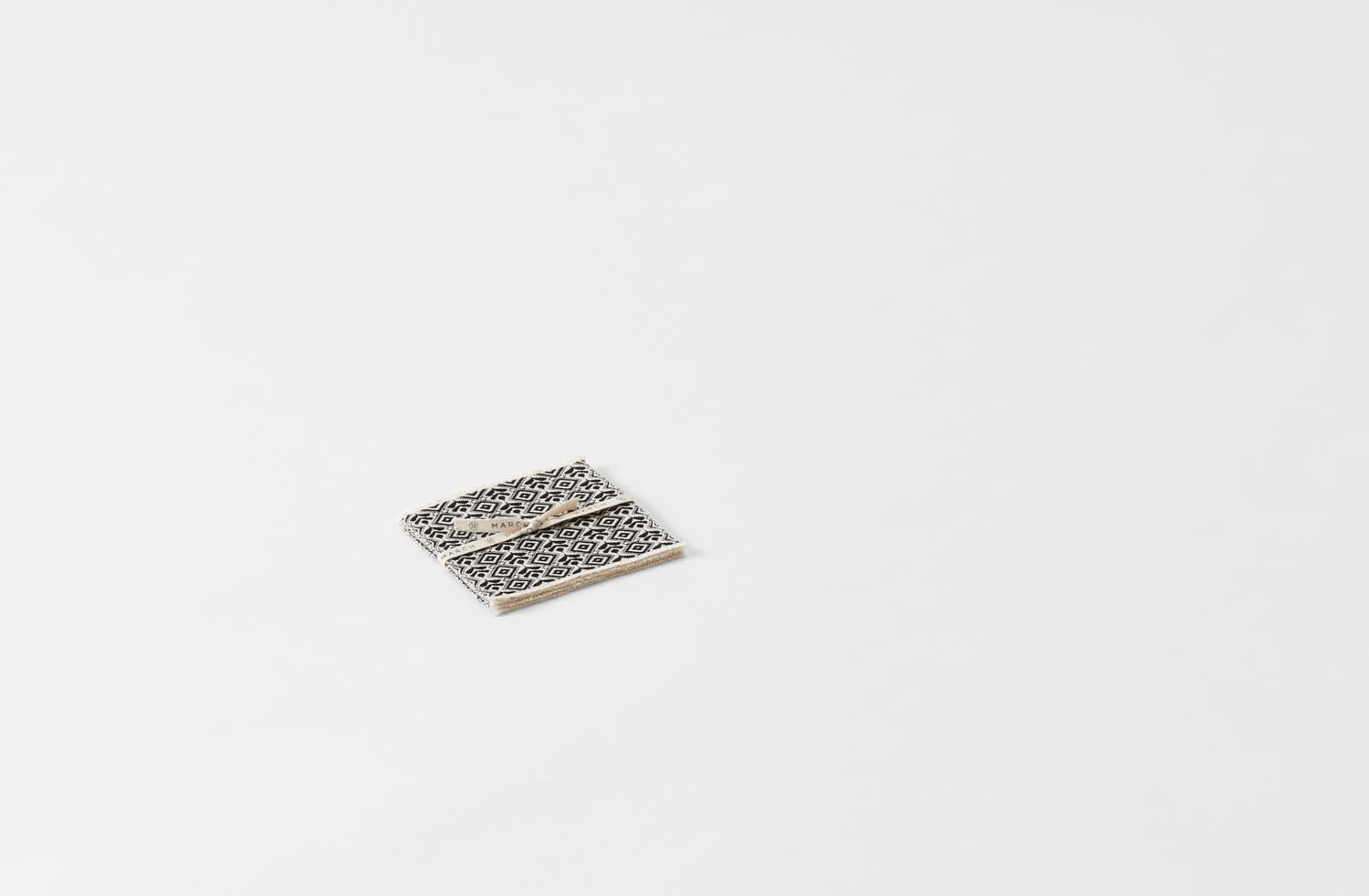 Woven by Laura Black Coasters Set of 4