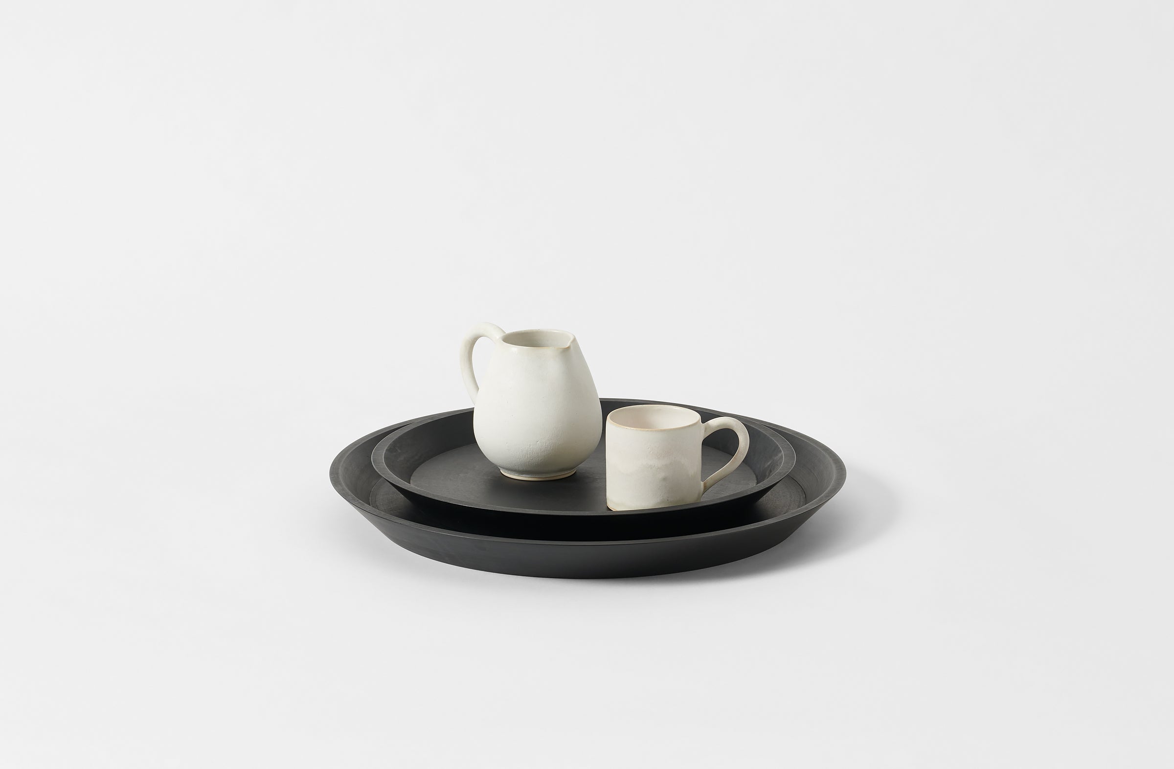 Ifuji Black Simple Round Tray – MARCH