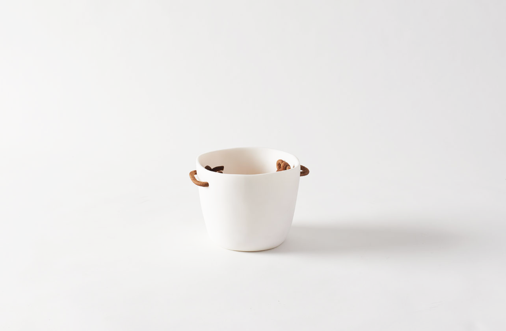 Tina Frey Small White Ice Bucket
