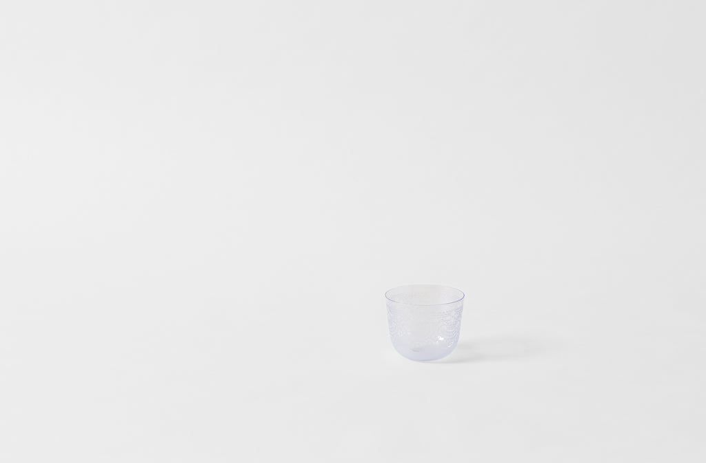 single lobmeyr viennese lace engraved violet alpha tumbler