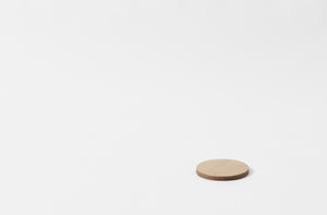 Michaël Verheyden Sand Round Leather Coasters Set of 4