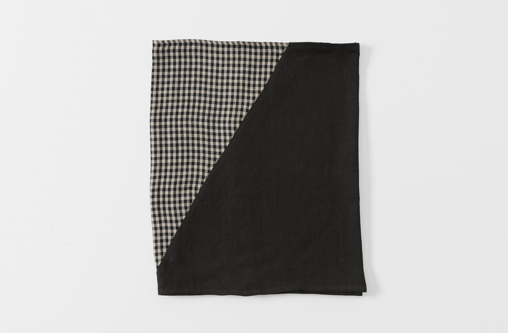 patchwork charcoal runner