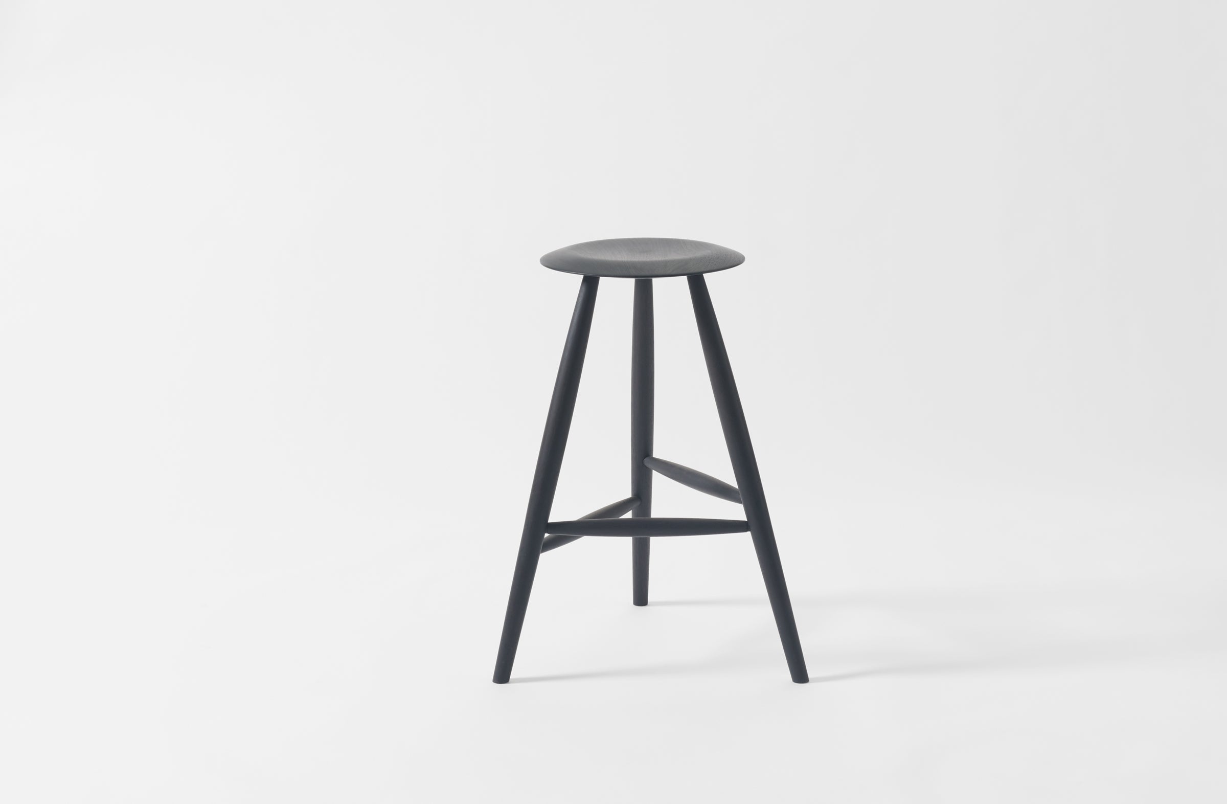 Sawkille Co. Ebonized Black Walnut Stools – MARCH