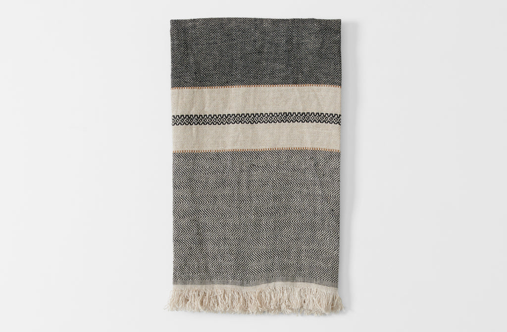 Tack Stripe Linen Kitchen Towel